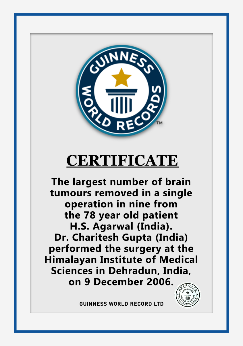 Guinness World Record Certificate Illustration