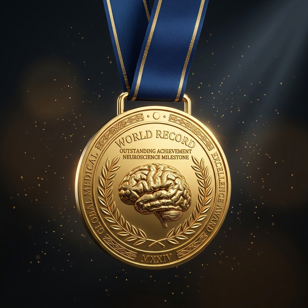 Guinness World Record Medal of Dr. Charitesh Gupta