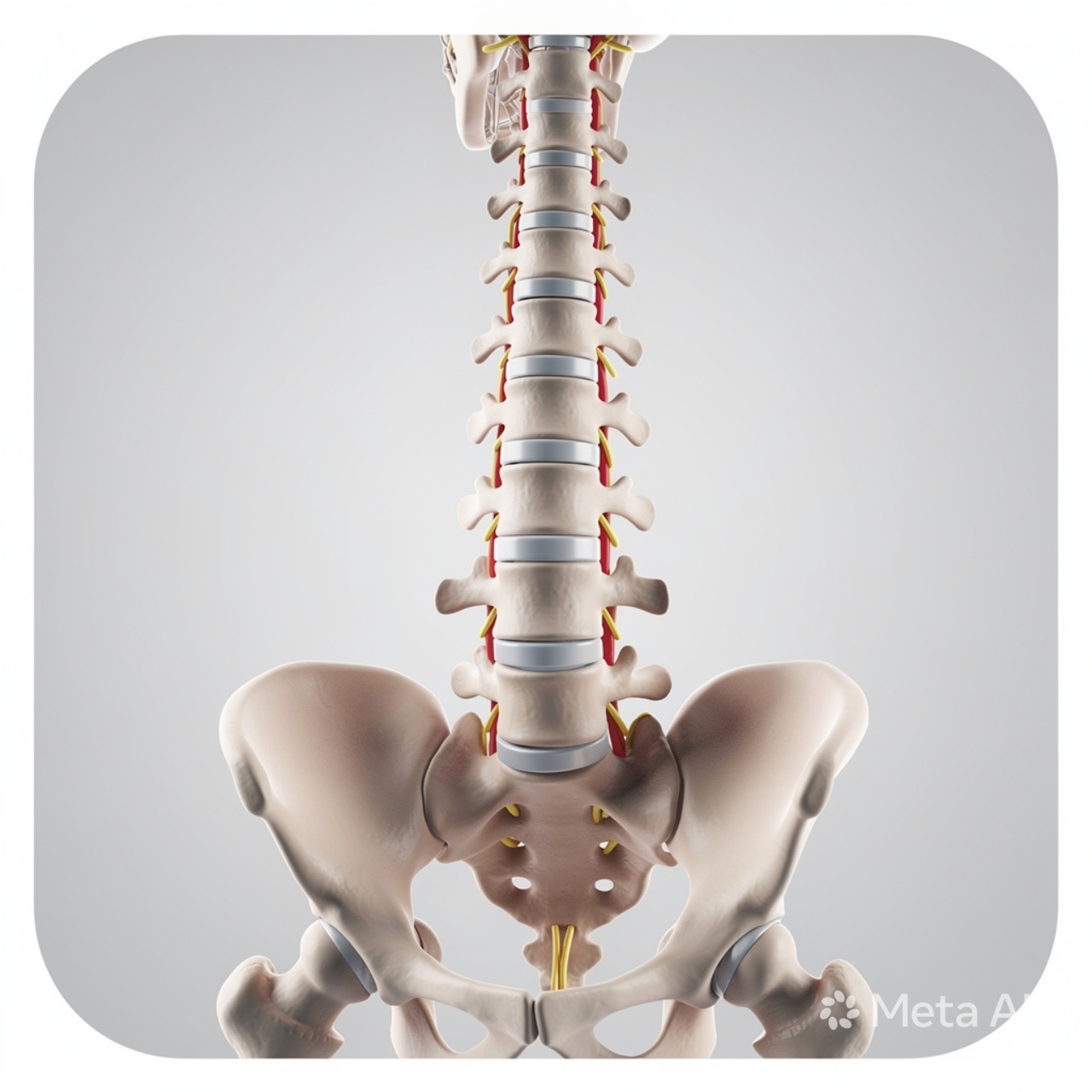 Spine Surgery – 3D lumbar spine model