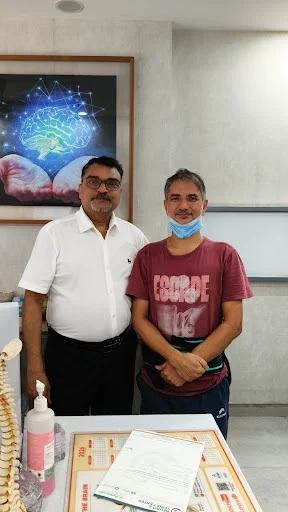 Tarun Upadhyay with Dr. Charitesh Gupta